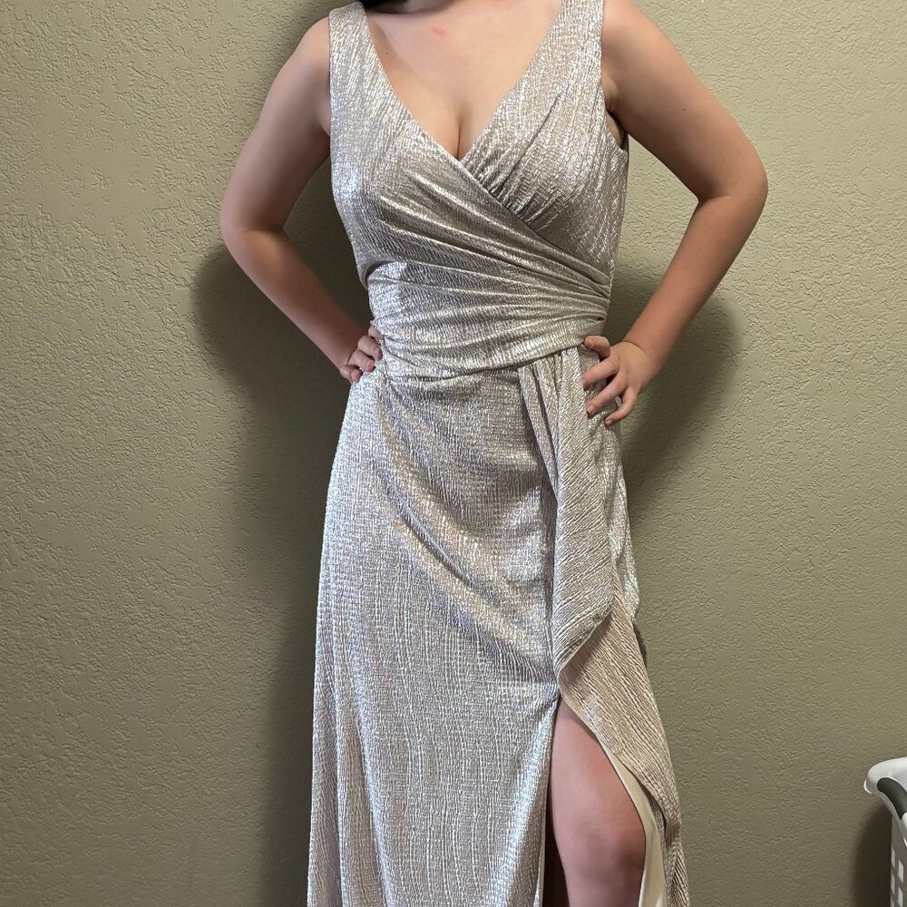 Oleg Cassini Gold Formal Size 12